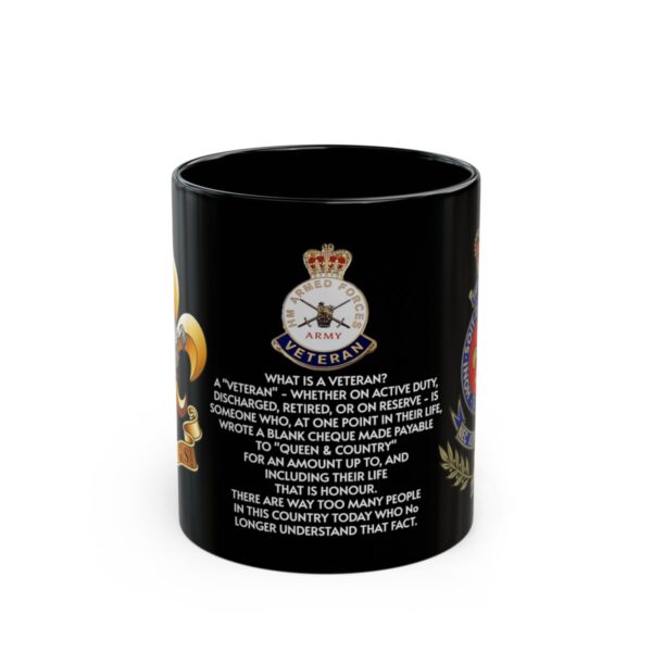 1Kings Veteran Black Mug (11oz, 15oz) - Image 2