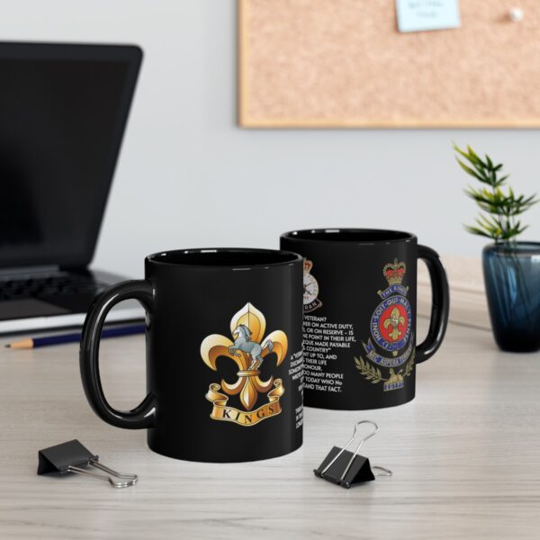 1Kings Veteran Black Mug (11oz, 15oz)